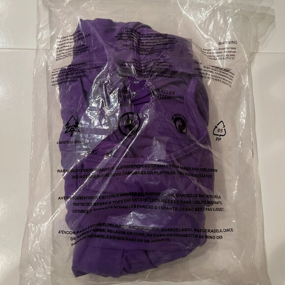 Purple Tiered Short Sleeve Midi‎ Dress (Size Unknown) (2XL) (NEW) - Picture 15 of 16